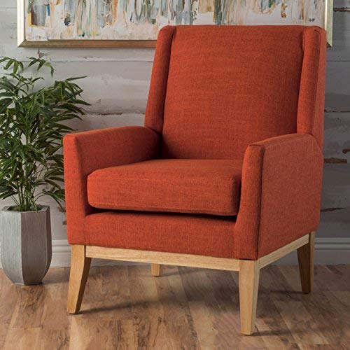 Christopher Knight Home 299402 Aurla Arm Chair, Orange