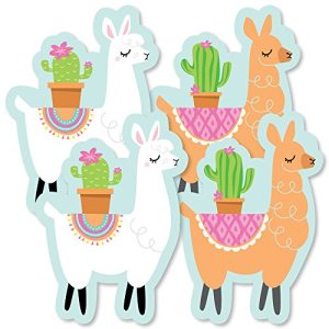 Whole Llama Fun - Decorations DIY Llama Fiesta Baby Shower or Birthday Party Essentials - Set of 20