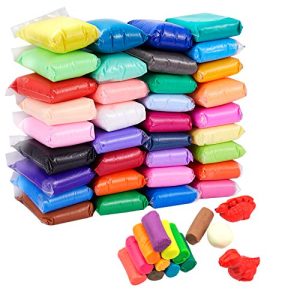 36 Colors Air Dry Clay, Magic Clay Artist Studio Toy, No-Toxic Modeling Clay & Dough, Creative Art DIY Crafts, Gift for Kids (36 Colors Modeling Clay)