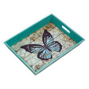 Zings & Thingz 57073944 Butterfly Tray, Green