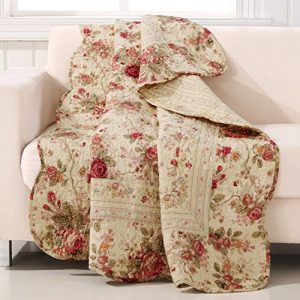 Greenland Home Antique Rose Quilted Patchwork Throw FBAB0045SKUS0