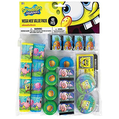 Mega Mix Party Favor | SpongeBob Collection | Party Accessory FBAB00J0JM1IG