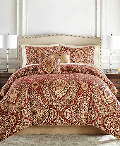 Croscill Classic Pamina 6pc Queen Comforter Set Red