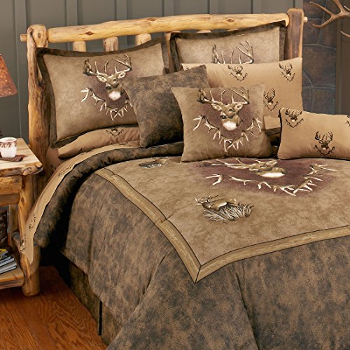 Whitetail Ridge King 8 Piece Bed in a Bag Comforter Set by Kimlor