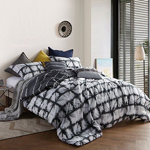 Byourbed Zavi Gray - Tie Dye Styled Twin Comforter - Oversized Twin XL