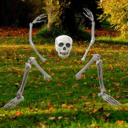Creepy Graveyard Halloween Decor Ground Breaker Skeleton for Halloween Decorations