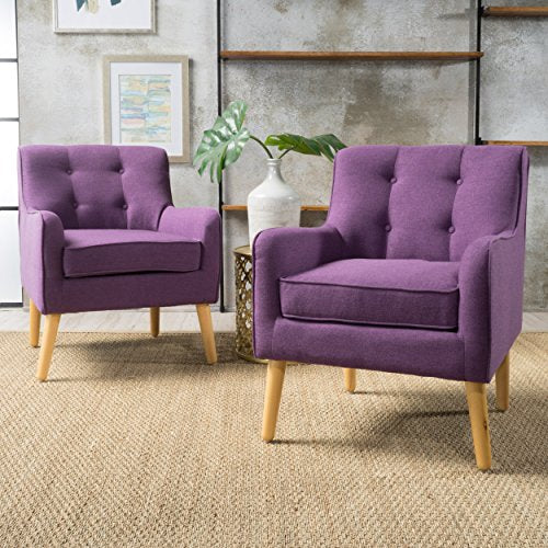 Christopher Knight Home 300574 Felicity Arm Chair, Purple