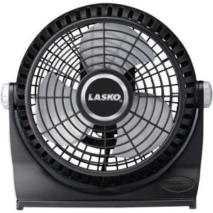 Lasko 507 10-Inch Breeze Machine Floor Or Table Fan, Black