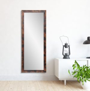 Bold Essentials Wood Floor Mirror