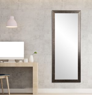 Industrial Luxury Wood Floor Mirror BRAN-BM066NM