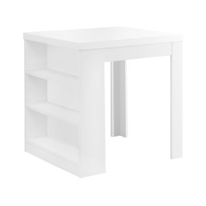 White Hollow-Core 32X 36 Counter Height Table