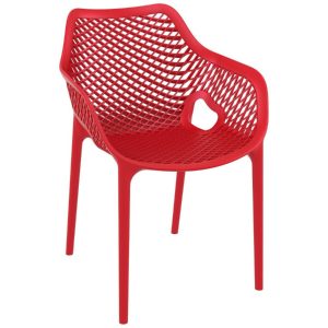 Air XL Outdoor Dining Arm Chair Red