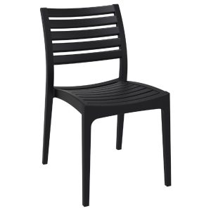 Ares Outdoor Dining Chair Black