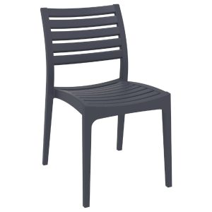 Ares Outdoor Dining Chair Dark Gray