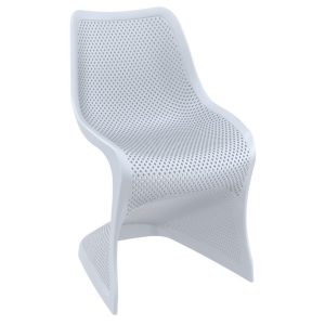 Bloom Dining Chair Silver Gray