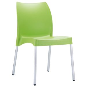 Vita Resin Outdoor Dining Chair Apple Green