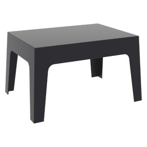 Box Resin Outdoor Center Table Black