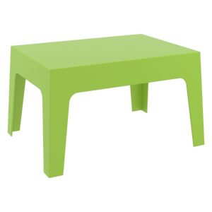 Box Resin Outdoor Center Table Tropical Green