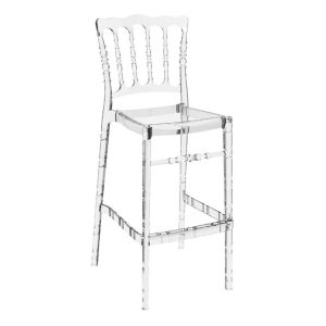 Opera Polycarbonate Barstool Transparent Clear