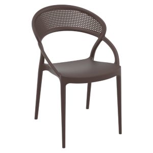 Sunset Dining Chair Brown