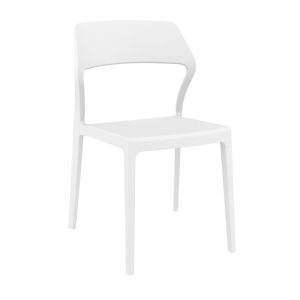 Snow Dining Chair White