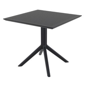 Sky Square Table 31 inch Black