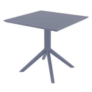Sky Square Table 31 inch Dark Gray