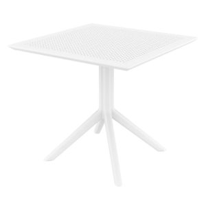 Sky Square Table 31 inch White