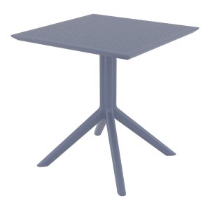 Sky Square Table 27 inch Dark Gray