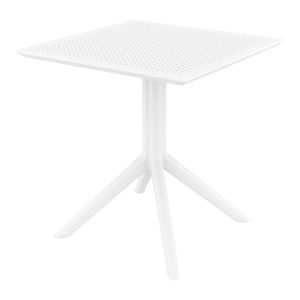 Sky Square Table 27 inch White