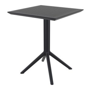 Sky Square Table 24 inch Black