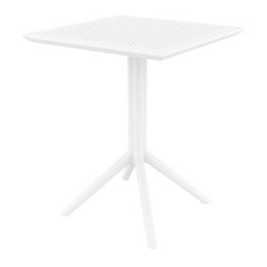 Sky Square Table 24 inch White