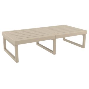 Mykonos Rectangle Lounge Table Taupe