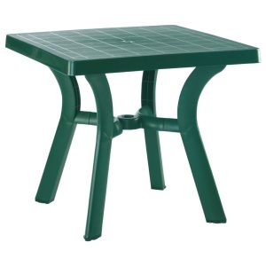 Viva Resin Square Dining Table 31 inch Green