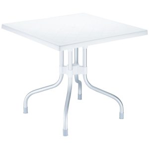 Forza Square Folding Table 31 inch White