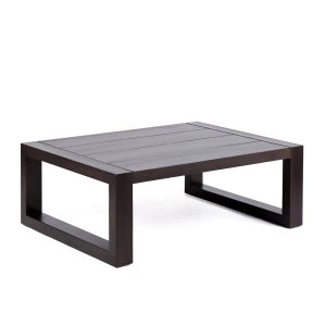 Paradise Outdoor Patio Coffee Table In Eucalyptus Wood With Earth Finish