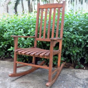 Traditional Rocking Chair, Natural Stained