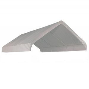 10x20 White Canopy Replacement Cover, Fits 1-3/8 Frame
