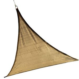 16 ft. / 4,9 m Triangle Shade Sail - Sand 230 gsm