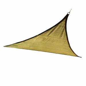12 Ft. / 3,7 M Triangle Shade Sail - Sand 160 Gsm