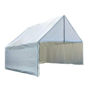 30x40 White Canopy Enclosure Kit, FR Rated
