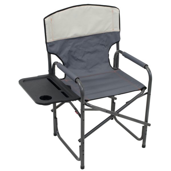 RIO Gear Broadback Camp Folding Chair - Slate/Putty