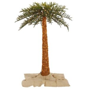 Vickerman 10' Outdoor Royal Palm Artificial Tree with 1100 Warm White Italian LED Lights