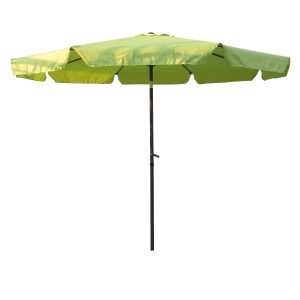 St. Kitts Aluminum 10-foot Patio Umbrella - Dark Grey/Light Green