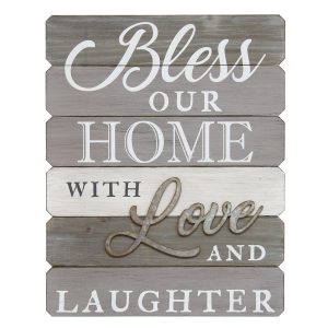 Bless Our Home With Love And Laughter Wall Art