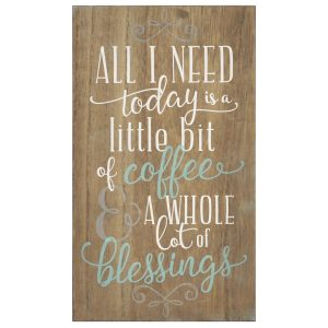 Coffee And Blessings Wall Art