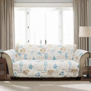 Harbor Life Furniture Protector Blue/Taupe Single Sofa