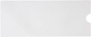 Safe Way Traction 16 X 40 White Adhesive Vinyl Anti Slip Non Skid Safety Bath Mat with Drain Cut Out