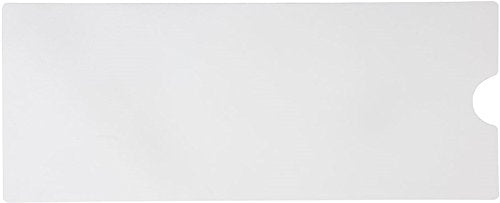 Safe Way Traction 16 X 40 White Adhesive Vinyl Anti Slip Non Skid Safety Bath Mat with Drain Cut Out
