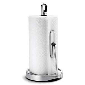 simplehuman Tension Arm Paper Towel Holder, Stainless Steel